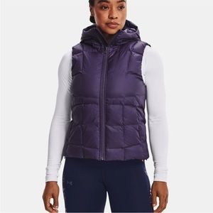 Under Armour 600 Down Fill Storm Vest Water Repellent Loose Fit NEW